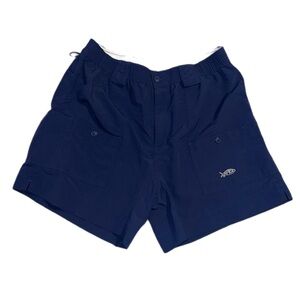 AFTCO Navy Fishing Shorts for Men size 36